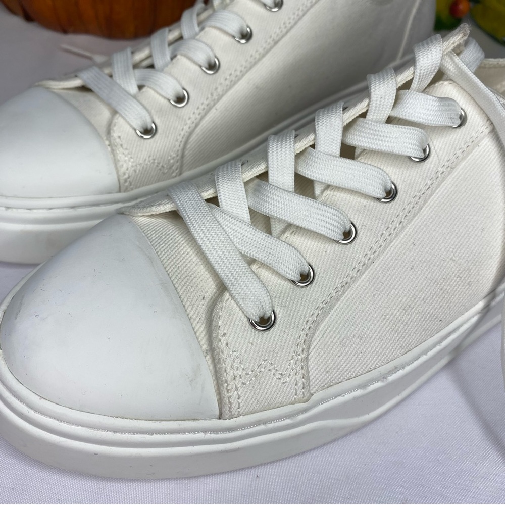 Stuart Weitzman Sammy Platform Canvas Low Top
Sneakers Size 9.5 - Picture 12 of 16